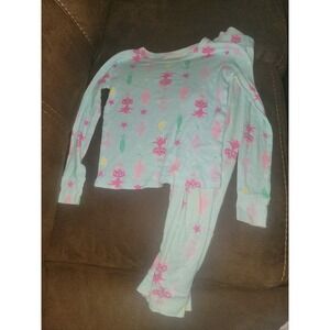 Trolls blue pajamas size 8